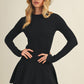 Mustard Seed L/S Pleated Sweater Dress