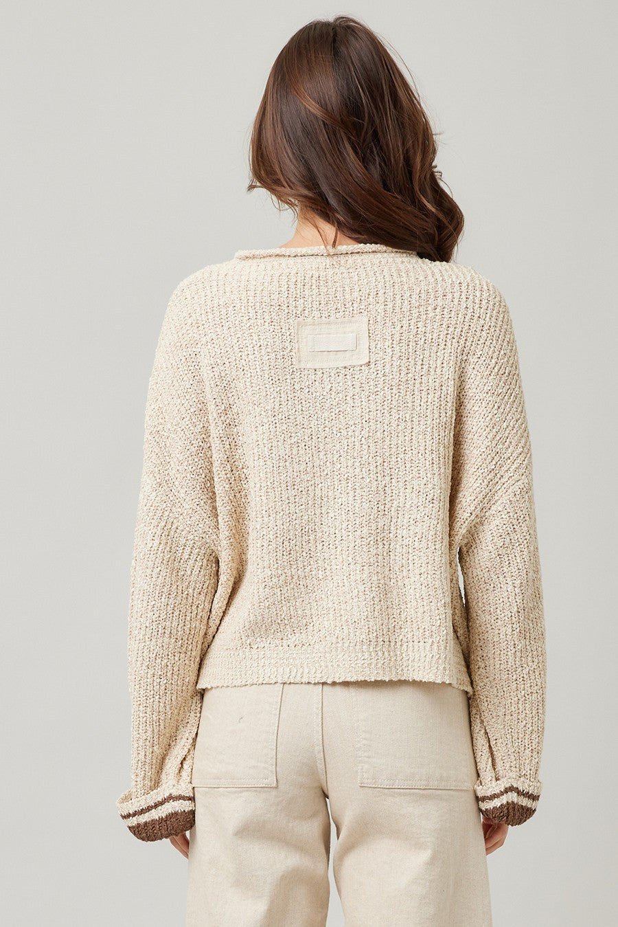 Illa Illa L/S Striped Knit Top