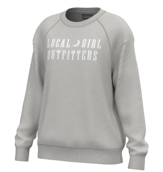 Local Girl L/S Moon Cotton Crewneck