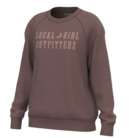 Local Girl L/S Moon Cotton Crewneck