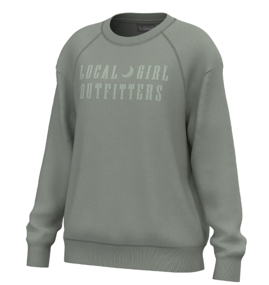Local Girl L/S Moon Cotton Crewneck