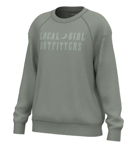 Local Girl L/S Moon Cotton Crewneck