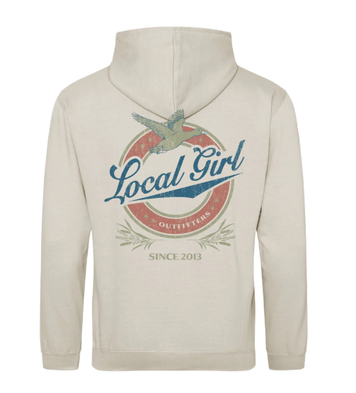 Local Girl Brushwood Hoodie Vintage Miller (Natural Stone)