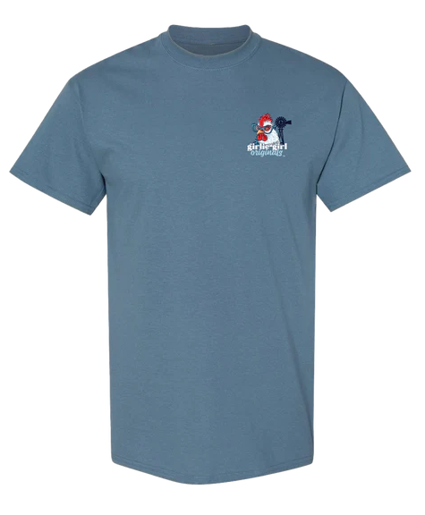 Girlie Girl Chicken Me Out S/S (Indigo)