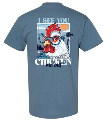 Girlie Girl Chicken Me Out S/S (Indigo)