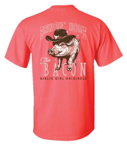 Girlie Girl Bring Home The Bacon S/S (Coral Silk)