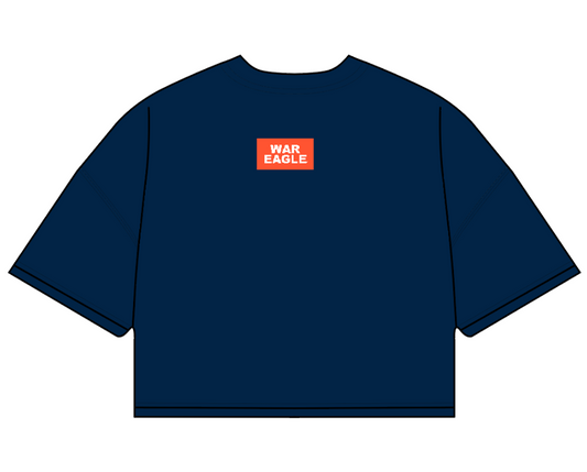 WAR EAGLE Patch Gameday Tee (Navy/Orange)