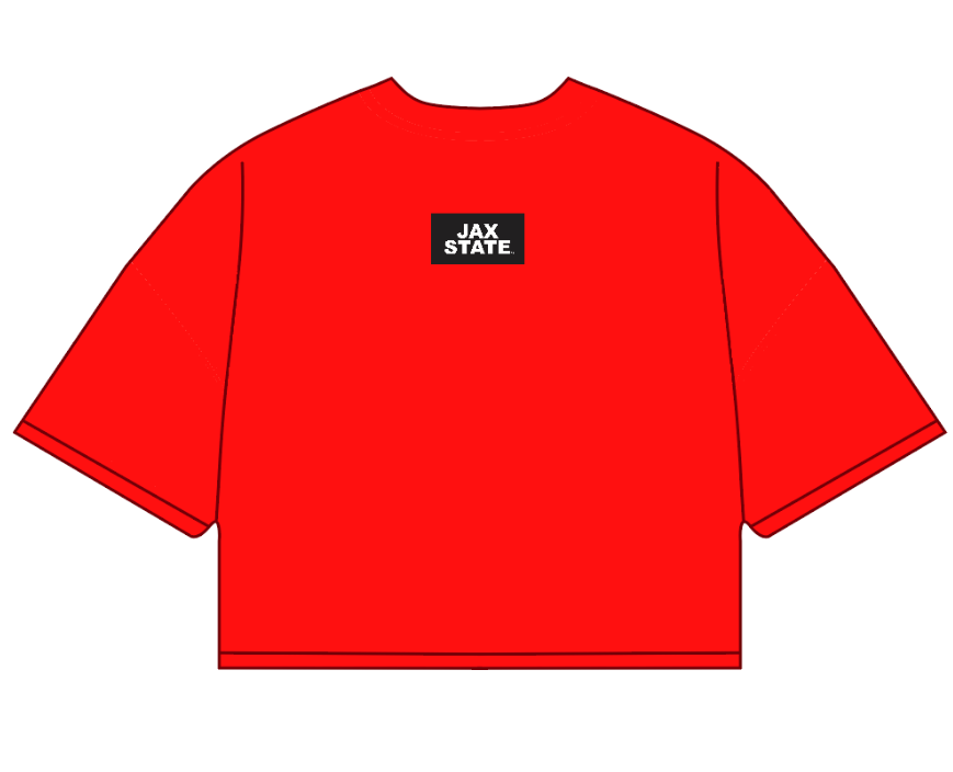JAX STATE Patch Gameday Tee (Red/Black)
