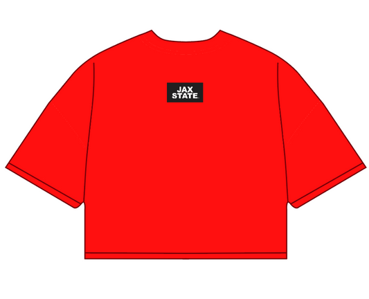 JAX STATE Patch Gameday Tee (Red/Black)