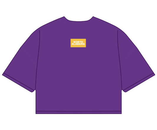 NORTH ALABAMA Patch Gameday Tee (Purple/Gold)