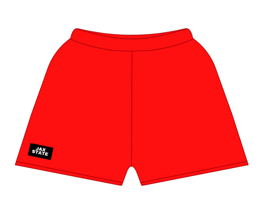 JAX STATE Patch Gameday Sweat Short (Red/Black)