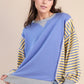 Oversized Striped Casual Knit Top