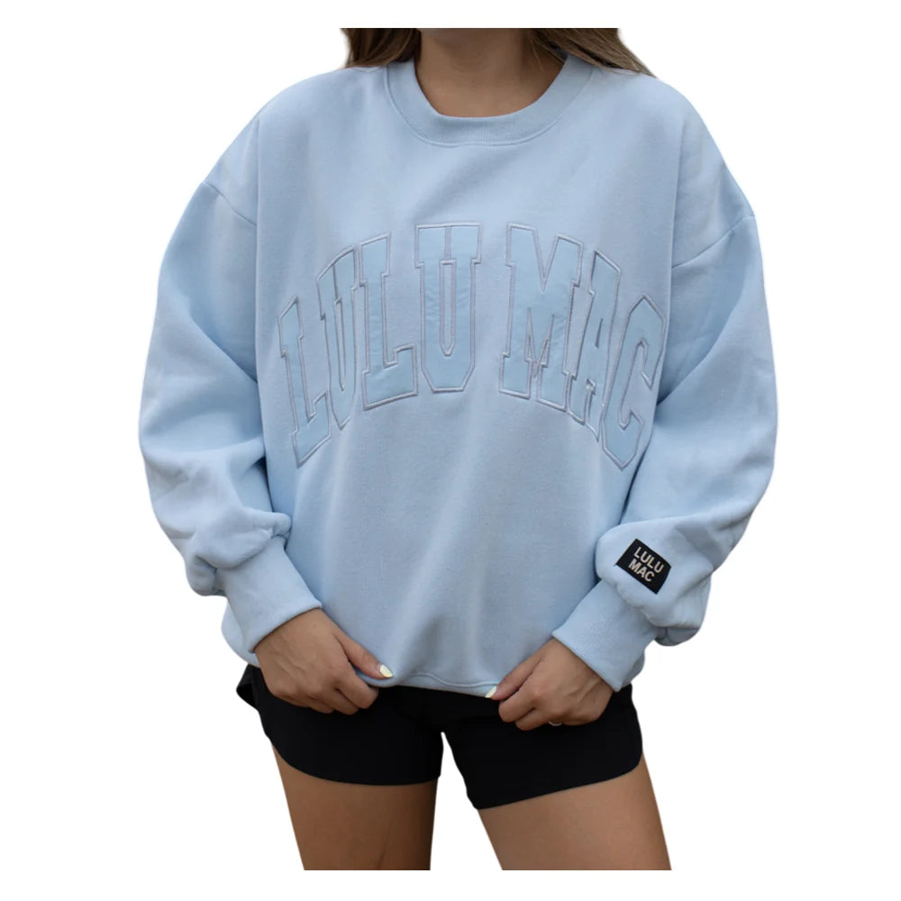 Girlie Girl LULU MAC EMB Mono Sweatshirt