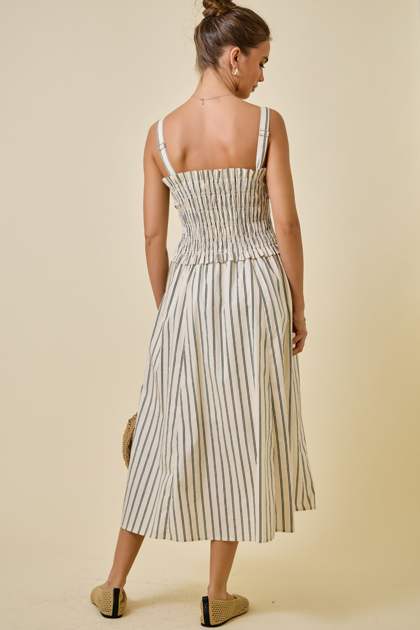 Juniors' Day + Moon Striped Midi Dress