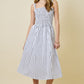 Juniors' Day + Moon Striped Midi Dress
