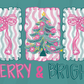 Juniors Southern Fried Cotton Merry & Bright Tee (Seafoam)