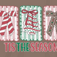 Juniors Southern Fried Cotton Tis The Season Tee (Espresso)