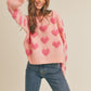 All My Heart Sweater (Sugar Pink)