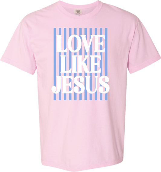 Juniors' LOVE LIKE JESUS Comfort Color S/S Tee