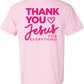 Juniors' TYJ ❤️(Thank You Jesus) Comfort Color Puff Ink S/S Tee (Blossom)