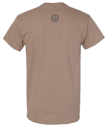 Juniors' Girlie Girl Distracted By Moo S/S (Brown Savana)