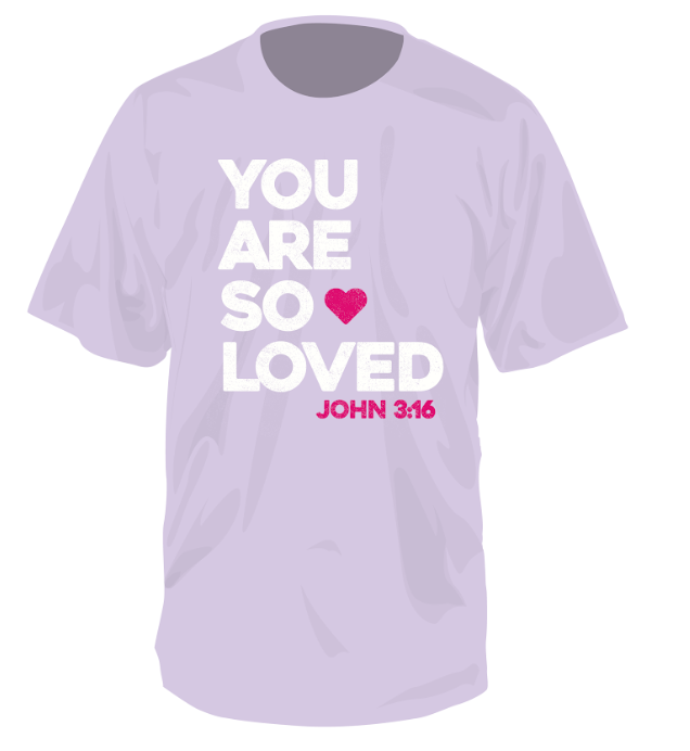 Juniors' Southern Fried Cotton Comfort Color You Are So❤️Loved S/S Tee