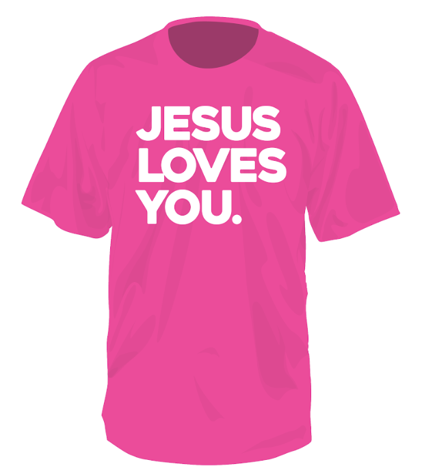 Juniors' Southern Fried Cotton Comfort Color Jesus Loves You S/S Tee