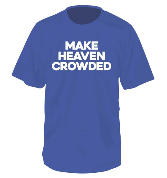 Juniors' Southern Fried Cotton Comfort Color Make Heaven Crowded S/S Tee