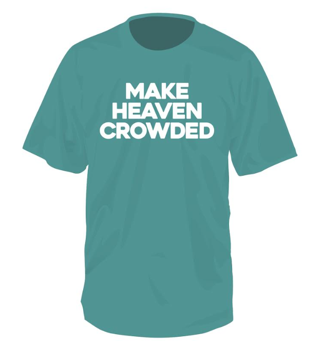 Juniors' Southern Fried Cotton Comfort Color Make Heaven Crowded S/S Tee