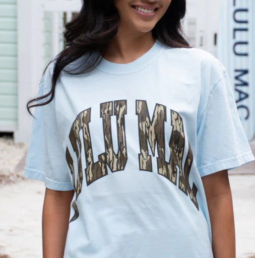 Girlie Girl LULU MAC Mossy Oak Bottomland Comfort Colors Tee