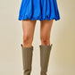 Day + Moon High Waist Bubble Skirt W/Shirring Detail