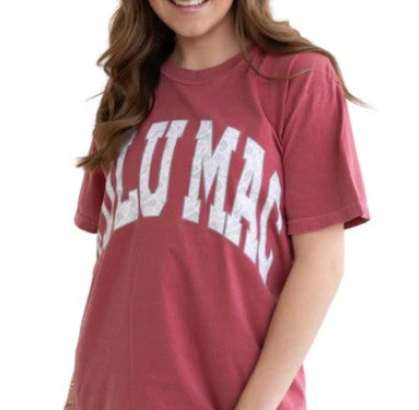 Girlie Girl LULU MAC Grey Camo Comfort Colors Tee