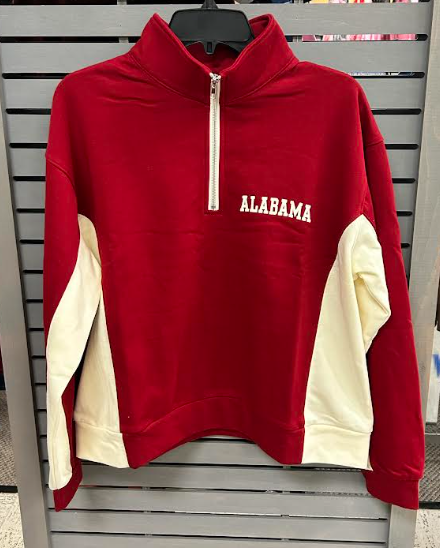 Bucketlist Alabama Side Stripe Half-Zip