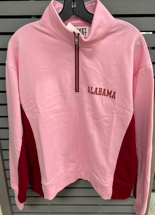 Bucketlist Alabama Side Stripe Half-Zip