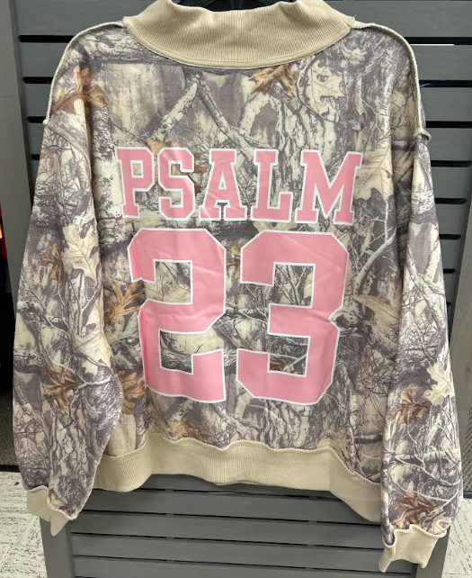 Bucketlist "PSALM 23" Mockneck Sweatshirt (Camo)