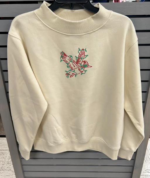 Mallard W/Lights Mockneck Sweatshirt (Natural)