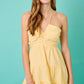 Juniors' Day + Moon Halter Gingham Mini Dress