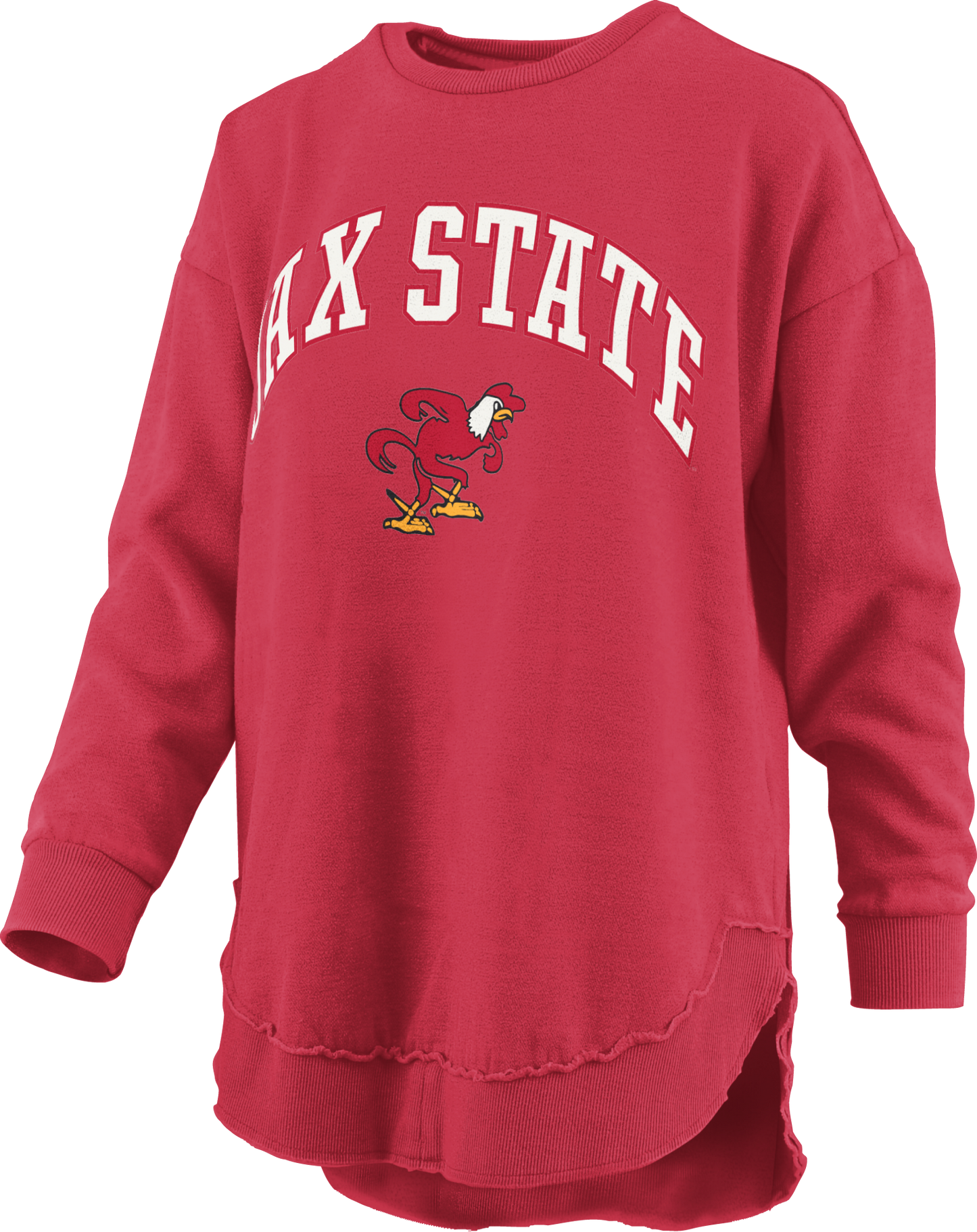 Royce Apparel JAX STATE Parker Logo Poncho (Red)