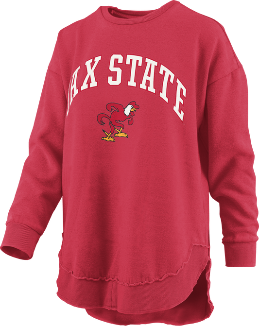 Royce Apparel JAX STATE Parker Logo Poncho (Red)