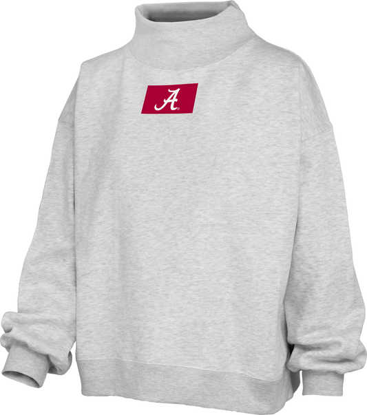 Royce Apparel (A) Patch Logo Mockneck (Ash Grey)
