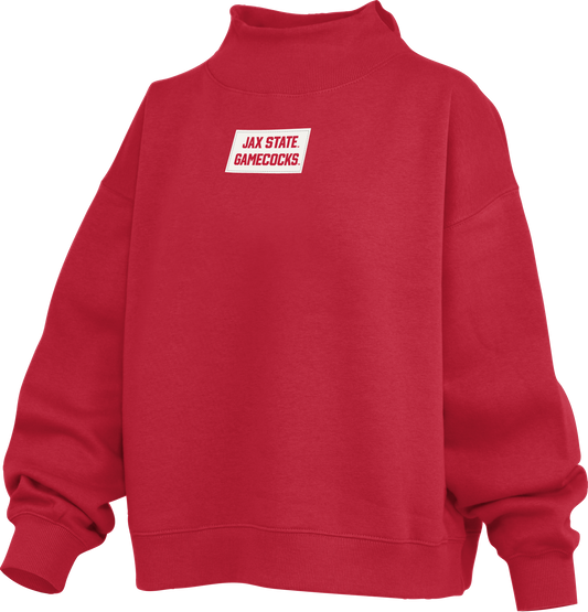 Royce Apparel JAX STATE GAMECOCKS Patch Lettering Mockneck (Red)