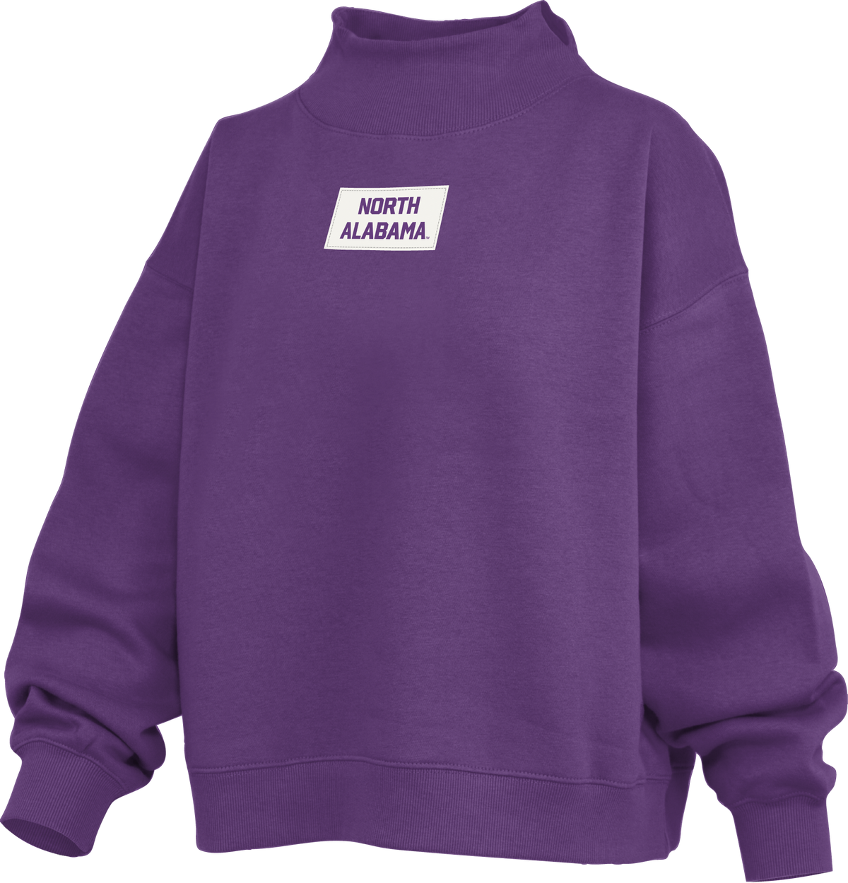 Royce Apparel NORTH ALABAMA Patch Lettering Mockneck (Purple)