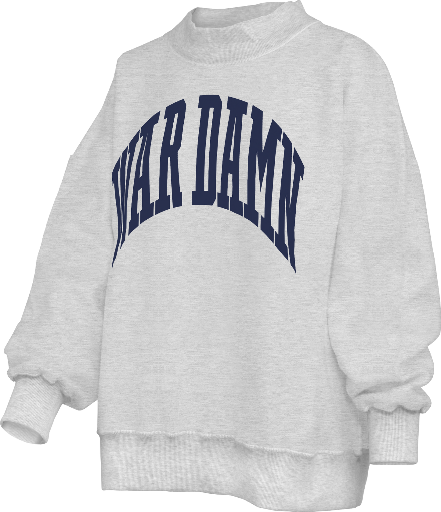 Royce Apparel (Auburn) WAR DAMN/TIGERS Reversible Mockneck (Ash)