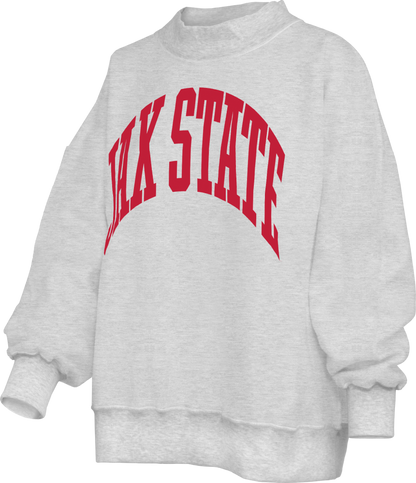 Royce Apparel (Jacksonville) JAX STATE/AKC Reversible Mockneck (Ash)