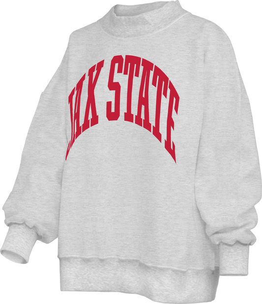 Royce Apparel (Jacksonville) JAX STATE/AKC Reversible Mockneck (Ash)