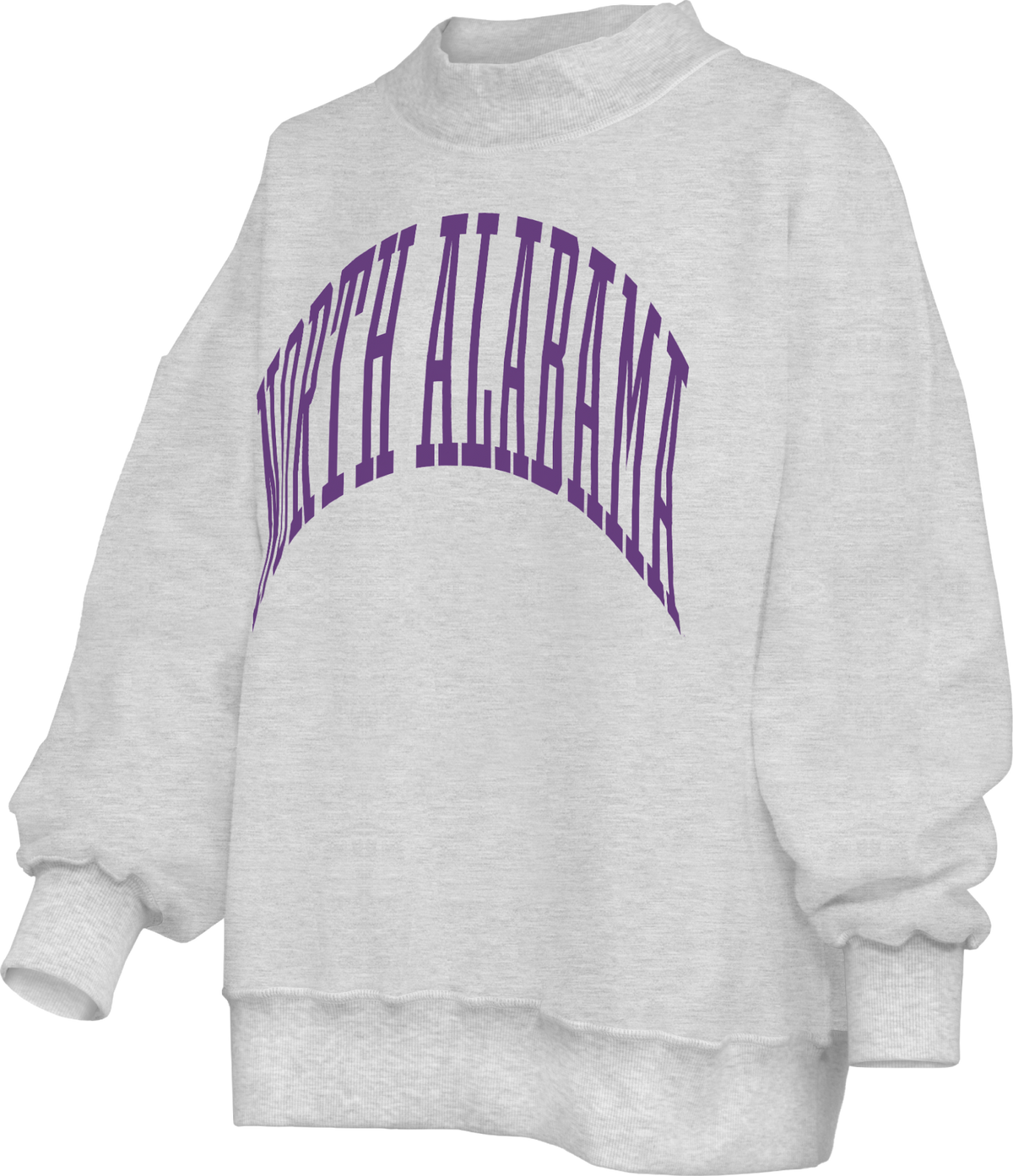 Royce Apparel NORTH ALABAMA/LIONS Reversible Mockneck (Ash)
