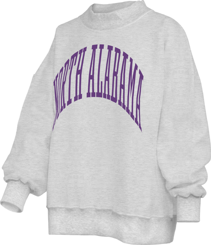 Royce Apparel NORTH ALABAMA/LIONS Reversible Mockneck (Ash)