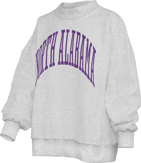 Royce Apparel NORTH ALABAMA/LIONS Reversible Mockneck (Ash)