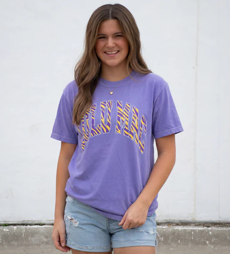 Girlie Girl Comfort Color LULU MAC Tiger Stripe (Violet)