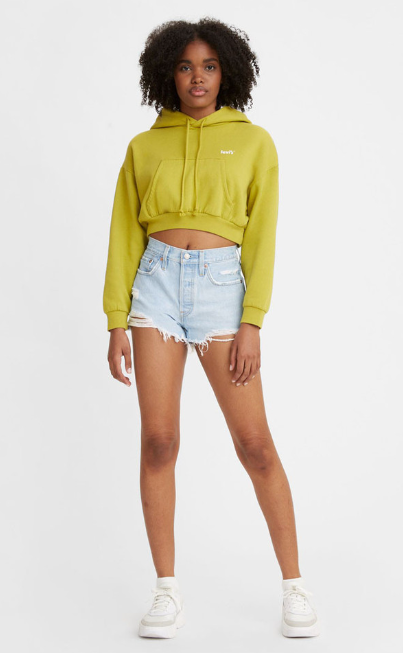 Juniors Levi's 501 Original High-Rise Cut-Off Jean Short (Ojai Top)